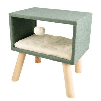 Flamingo Scandi Cama Quadrada para gatos
