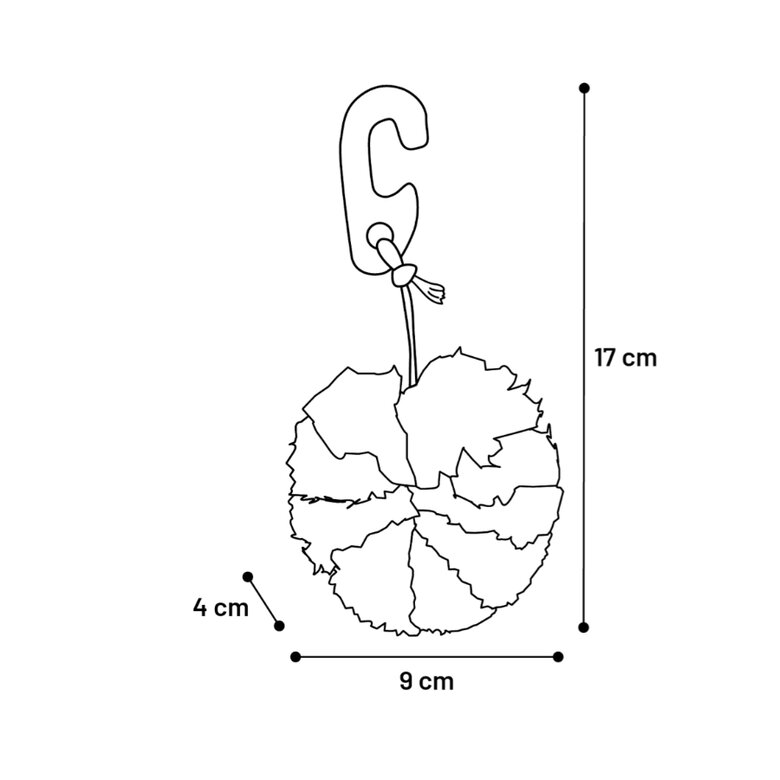Flamingo Borre Mistura brinquedo para roedores,  Imagem número 2 Flamingo Borre Mistura brinquedo para roedores, , large Imagem número 2