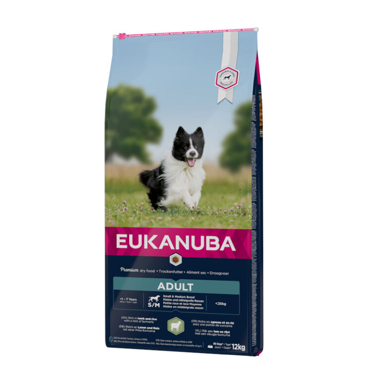 12 kg Eukanuba cordeiro e arroz S e M ração para cães,  Imagem número 1 12 kg Eukanuba cordeiro e arroz S e M ração para cães, , large Imagem número 1
