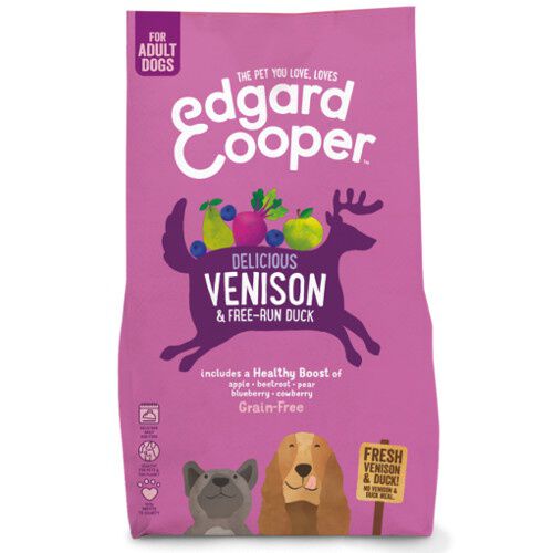 2.5 kg Edgard & Cooper Adult ra&ccedil;&atilde;o Veado e Pato para c&atilde;es, , large Imagem n&uacute;mero 1