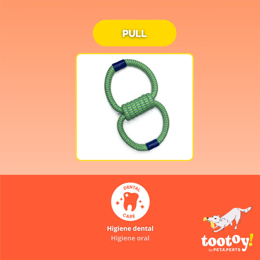 Tootoy! Pull Brinquedo de corda em oito para c&atilde;es, , large Imagem n&uacute;mero 3