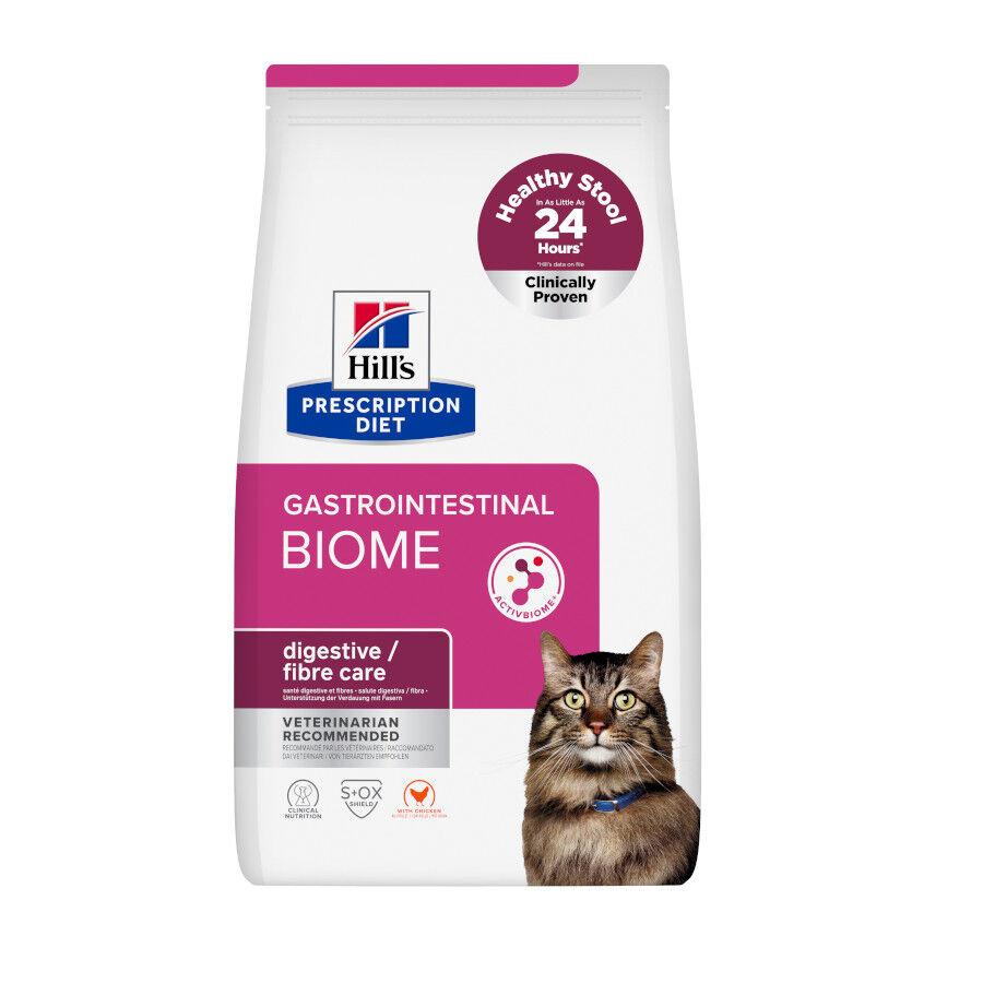 1.5 kg Hill's Prescription Diet Gastrointestinal Biome Frango ra&ccedil;&atilde;o para gatos, , large Imagem n&uacute;mero 1