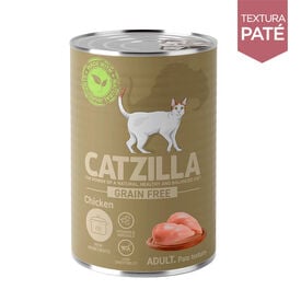 Catzilla Adult Grain Free Frango em Patê Lata para Gatos