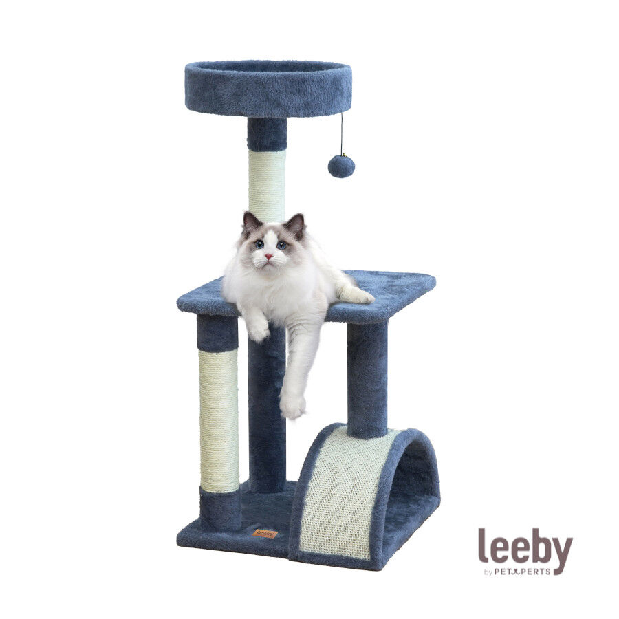 Leeby Marcelo torre arranhadora com cama e brinquedo para gatos, , large Imagem n&uacute;mero 2