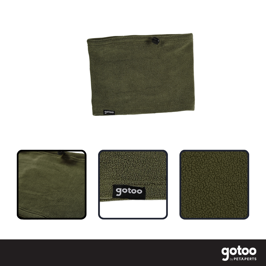 Gotoo Cachecol Polar Verde para c&atilde;es, , large Imagem n&uacute;mero 3