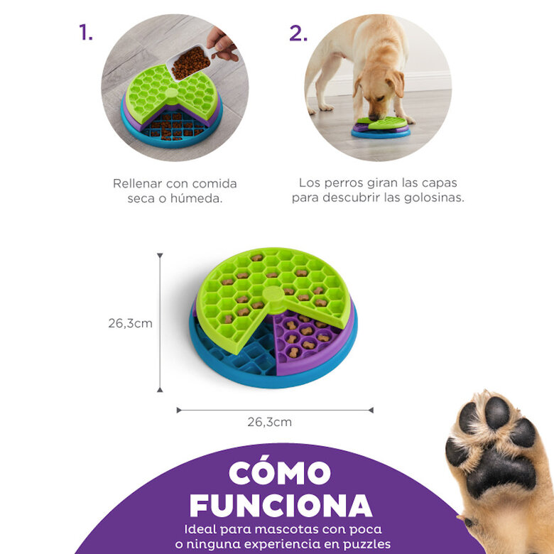 Outward Hound Nina Ottosson Lickin' Layers Brinquedo interativo com snacks para cães ,  Imagem número 4 Outward Hound Nina Ottosson Lickin' Layers Brinquedo interativo com snacks para cães , , large Imagem número 4