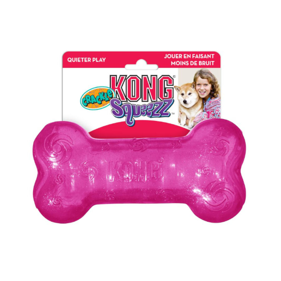 Kong Squeezz Crackle osso para c&atilde;es, , large Imagem n&uacute;mero 1