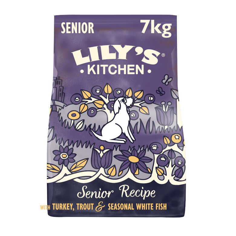 7.5 kg Lily's Kitchen Adult +8 Pure e Truta ração para cães,  Imagem número 1 7.5 kg Lily's Kitchen Adult +8 Pure e Truta ração para cães, , large Imagem número 1