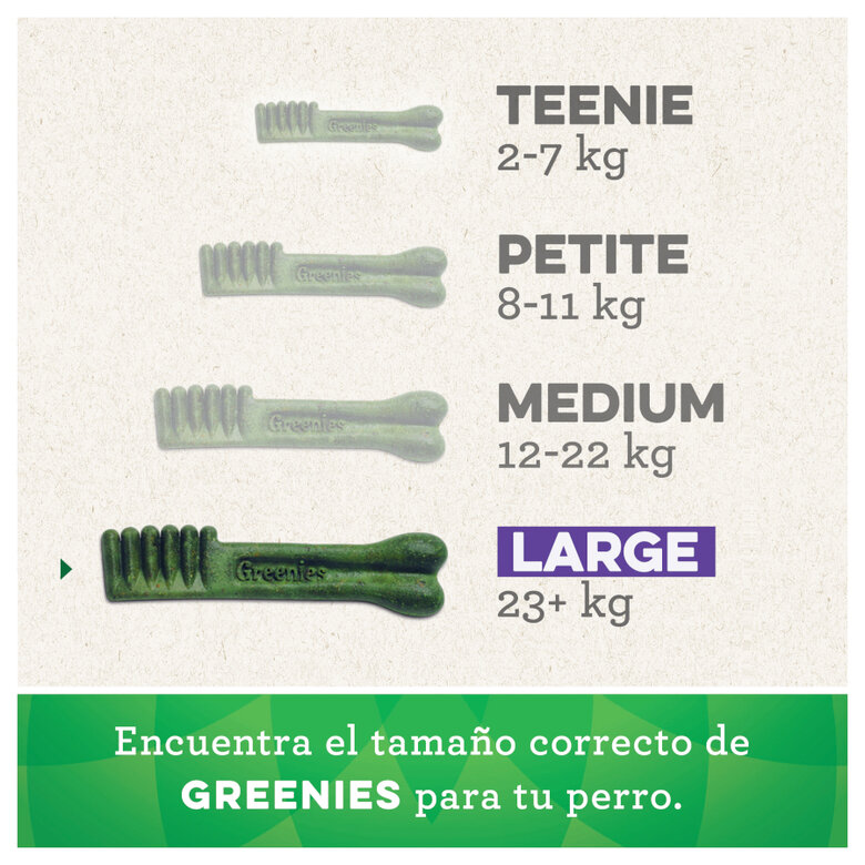 4 sticks Greenies Snacks Dentais 100% natural para cães grandes,  Imagem número 2 4 sticks Greenies Snacks Dentais 100% natural para cães grandes, , large Imagem número 2