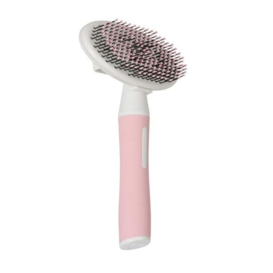 Zolux Anah Slicker Retr&aacute;til Escova Cardadeira para gatos, , large Imagem n&uacute;mero 1