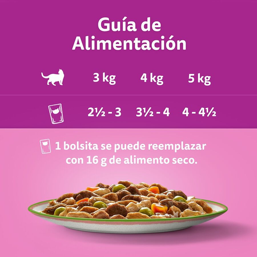 4 saquetas x 85 g Whiskas Tasty Mix Sele&ccedil;&atilde;o do Chefe Molho em Saqueta para gatos adultos, , large Imagem n&uacute;mero 4