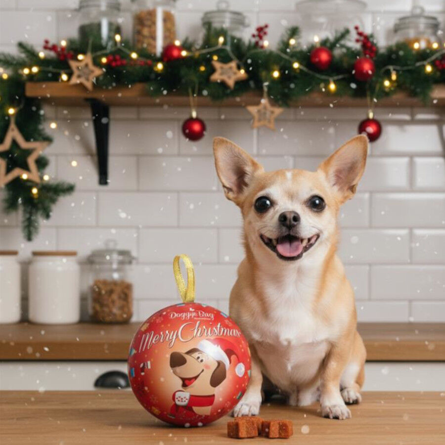 90 g Doggyebag Bola de Natal com snacks para c&atilde;es, , large Imagem n&uacute;mero 2