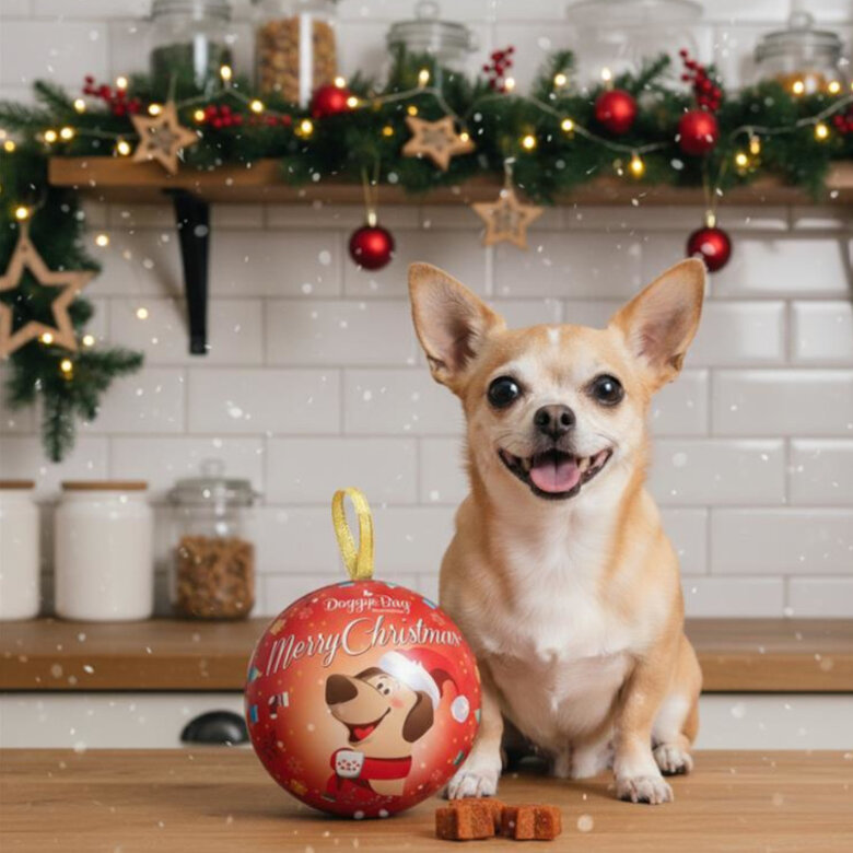 90 g Doggyebag Bola de Natal com snacks para cães,  Imagem número 2 90 g Doggyebag Bola de Natal com snacks para cães, , large Imagem número 2