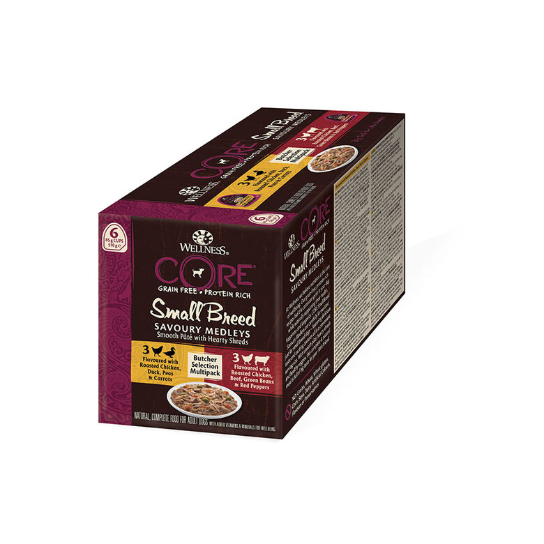 Pack 6 Tarrinas Wellness Core Butcher Selection Pollo para Perros de Razas Pequeñas 85gr Imagem número 3 Pack 6 Tarrinas Wellness Core Butcher Selection Pollo para Perros de Razas Pequeñas 85gr Imagem número 3