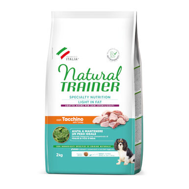 Natural Trainer Adult Small&Toy Ideal Weight Carne ração para cães