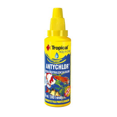 Tropical Antychlor Neutralização Rápida Do Cloro para aquários de agua doce
