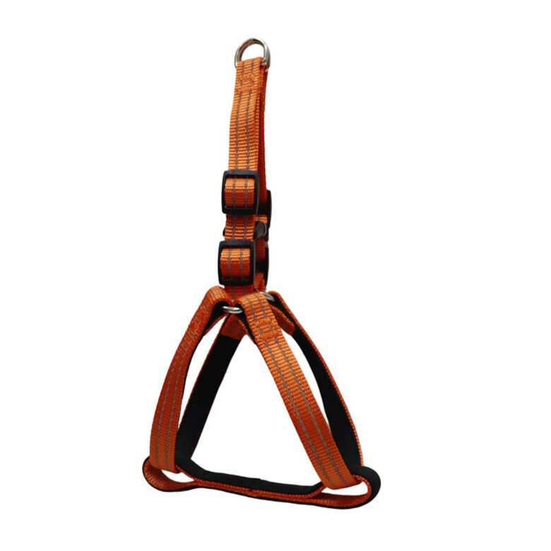 Gotoo Peitoral nylon laranja reflexivo para cães,  Imagem número 1 Gotoo Peitoral nylon laranja reflexivo para cães, , large Imagem número 1