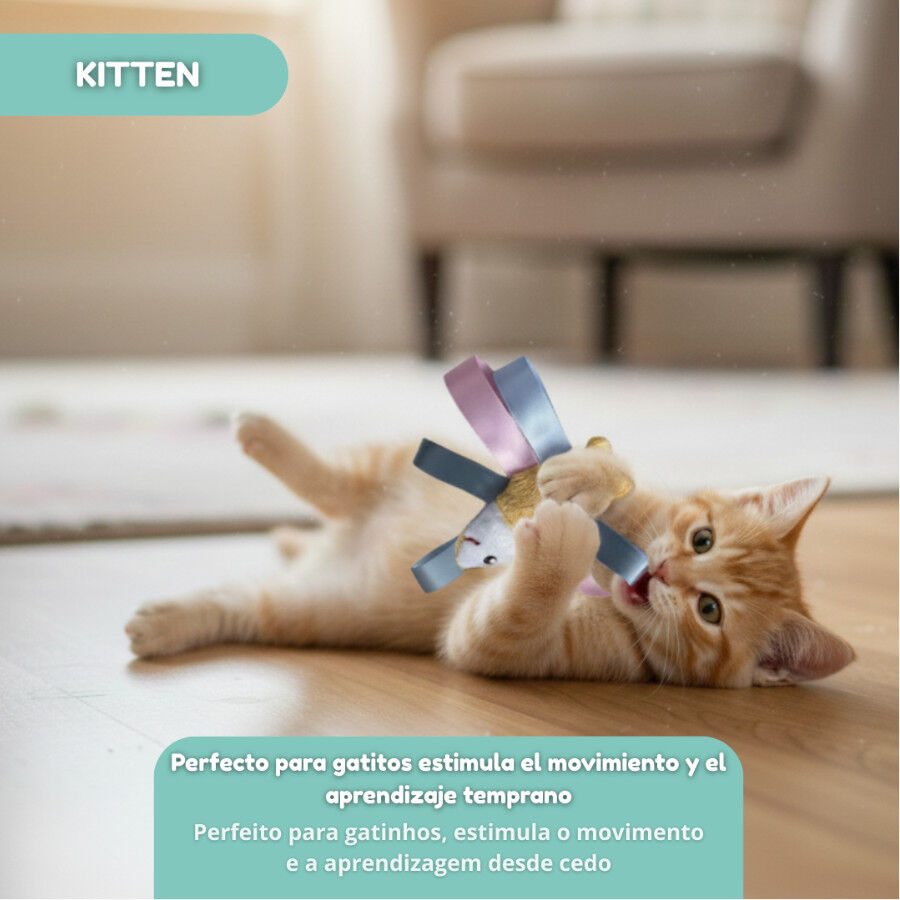 Tootoy! Kitten Peluche Peixe com la&ccedil;o para gatos, , large Imagem n&uacute;mero 5