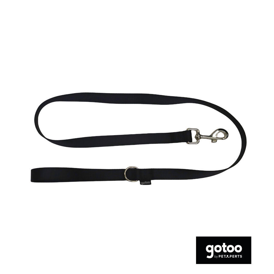 Gotoo Trela de nylon preta para c&atilde;es, , large Imagem n&uacute;mero 2