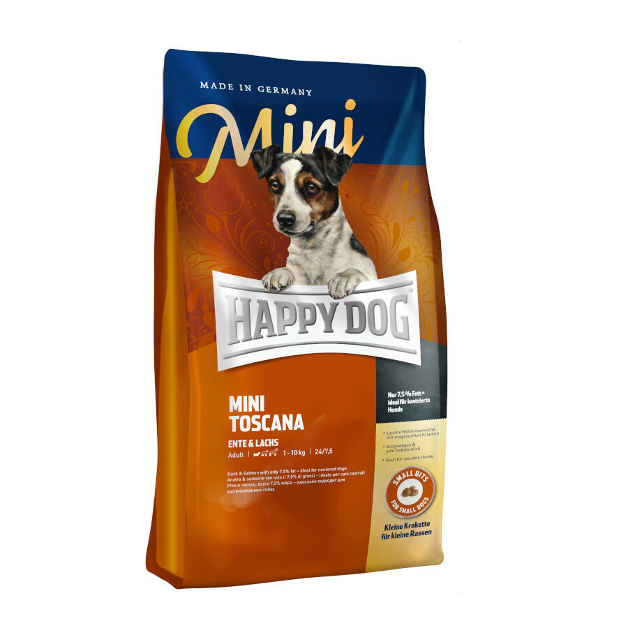 4 kg Happy Dog Mini Toscana ra&ccedil;&atilde;o para c&atilde;es, , large Imagem n&uacute;mero 1