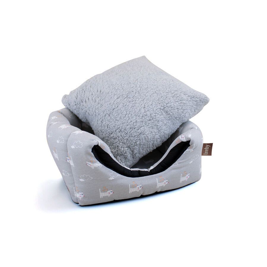 Leeby Cama Azul Claro para gatos, , large Imagem n&uacute;mero 3