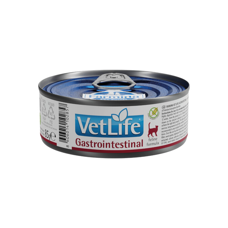 85 g Farmina Vet Life Gastrointestinal lata para gatos,  Imagem número 1 85 g Farmina Vet Life Gastrointestinal lata para gatos, , large Imagem número 1