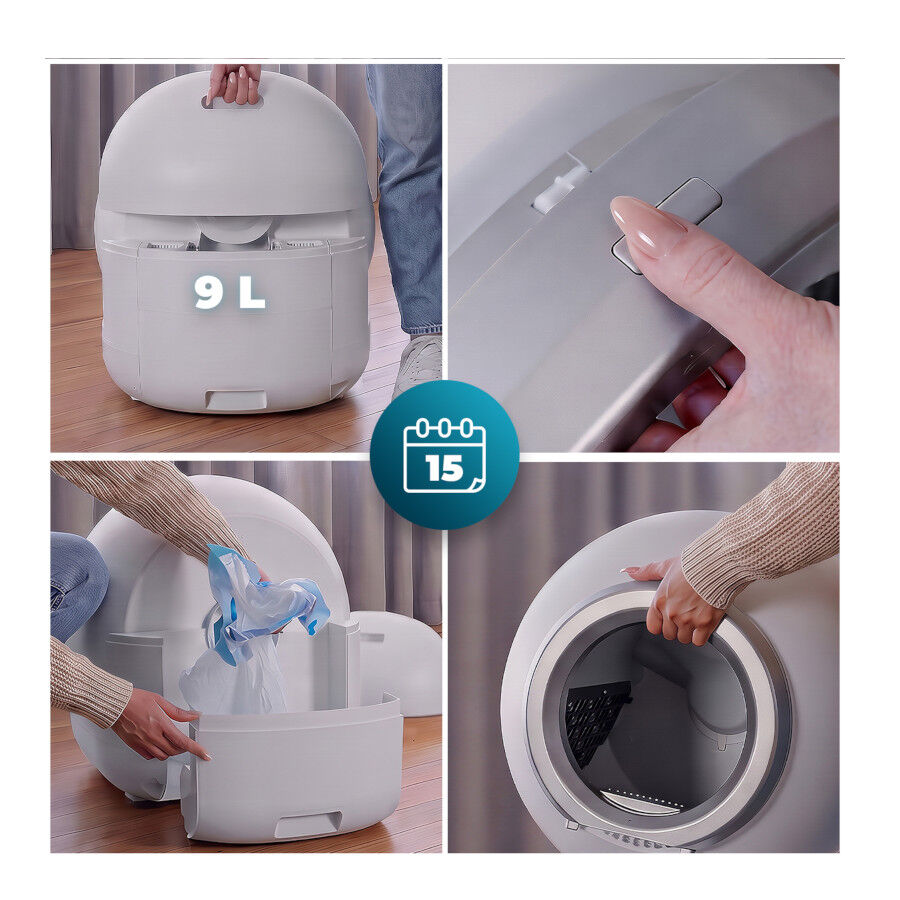 Cecotec Pumba 7200 Cleankitty Connect Arenero Autom&aacute;tico para gatos, , large Imagem n&uacute;mero 5