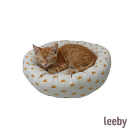 Leeby Cama donut sol para gatos