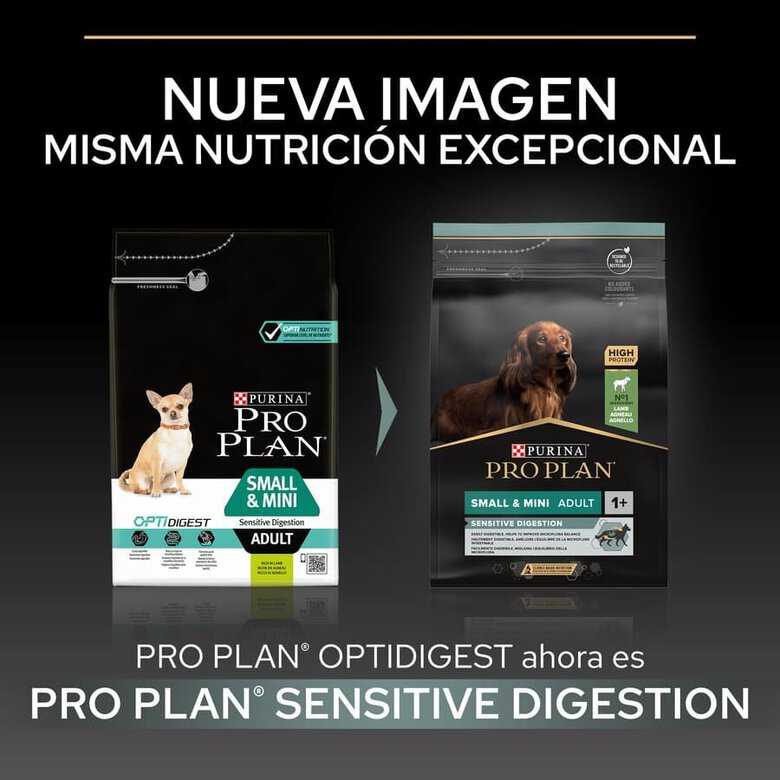 3 kg Pro Plan Adult Mini OptiDigest Cordeiro ração para cães ,  Imagem número 2 3 kg Pro Plan Adult Mini OptiDigest Cordeiro ração para cães , , large Imagem número 2