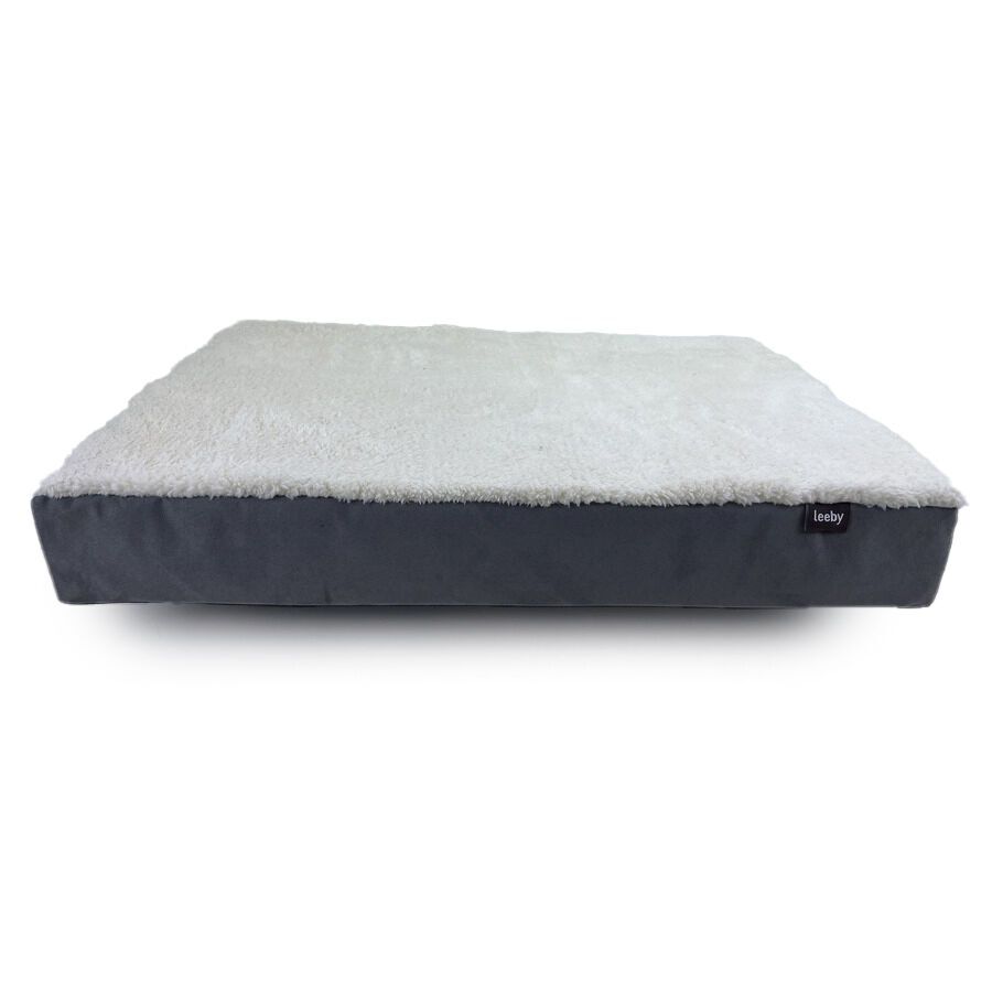 Leeby Colch&atilde;o Ortop&eacute;dico Viscoel&aacute;stico Cinzento para c&atilde;es, , large Imagem n&uacute;mero 1