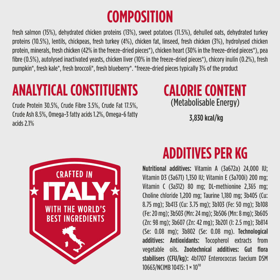 9 kg Nulo Raw Medley Ra&ccedil;&atilde;o de Salm&atilde;o, Batata-doce e Peru para C&atilde;es, , large Imagem n&uacute;mero 3