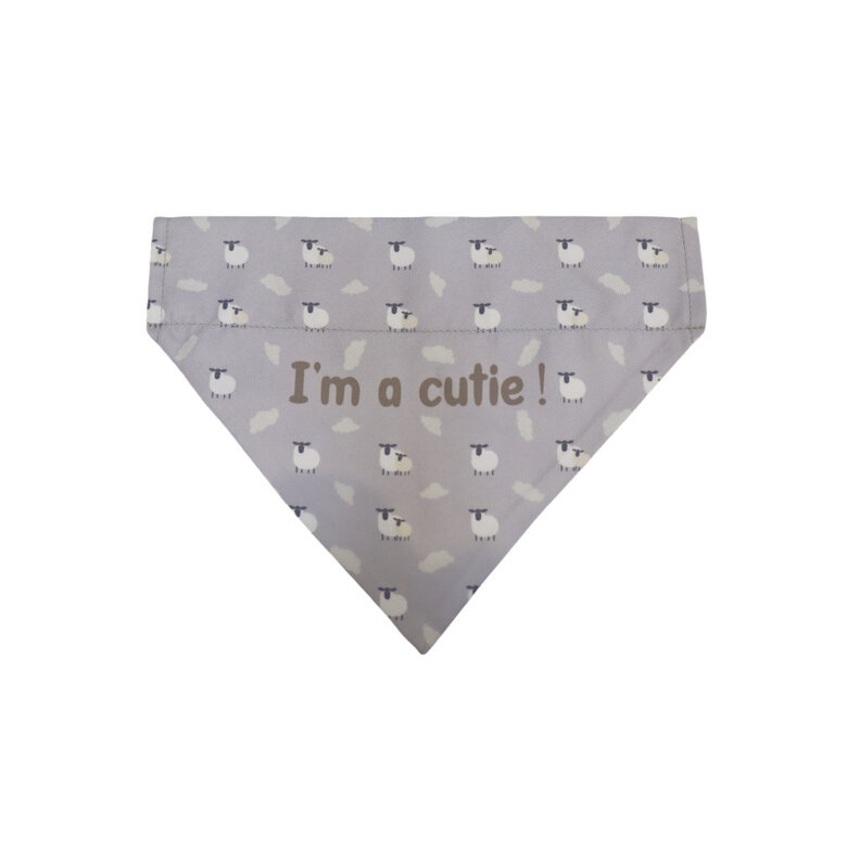 Gotoo Bandana estampada cinzenta para cães,  Imagem número 1 Gotoo Bandana estampada cinzenta para cães, , large Imagem número 1