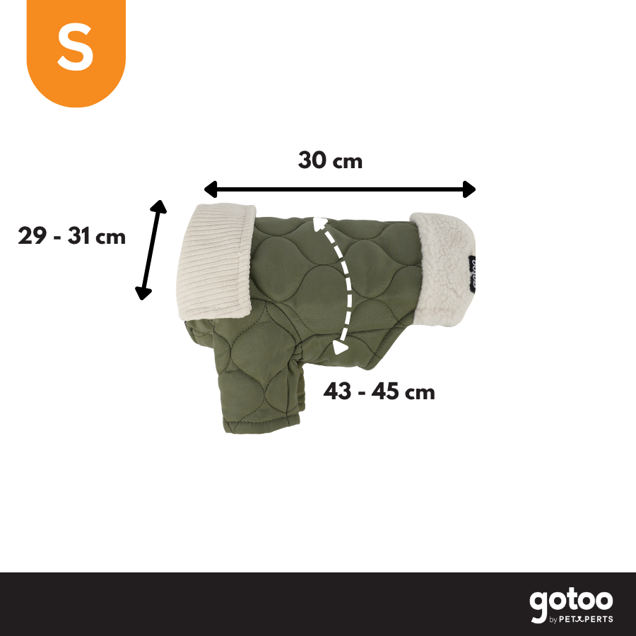 Gotoo Casaco Acolchoado Verde para c&atilde;es, , large Imagem n&uacute;mero 4