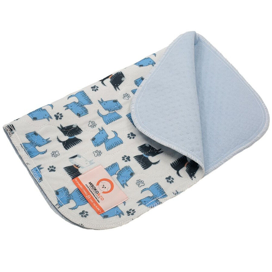Misoko Resguardo Reutiliz&aacute;vel Azul para cachorros , , large Imagem n&uacute;mero 1