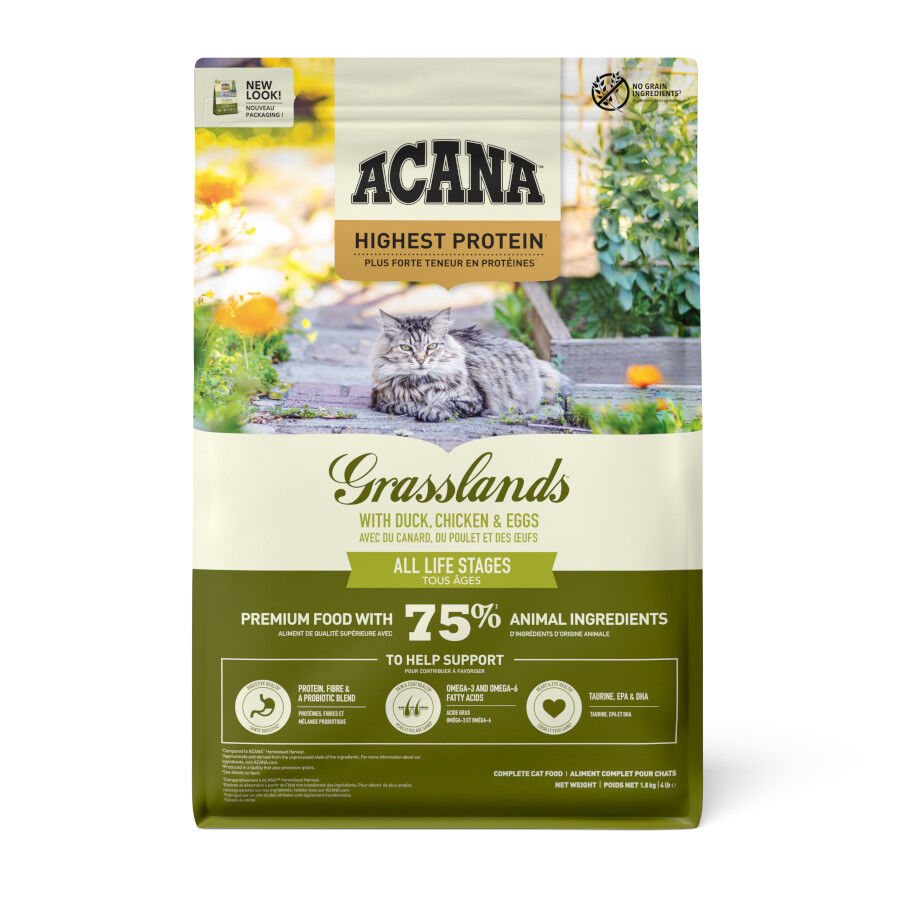 4.5 kg Acana Grasslands ra&ccedil;&atilde;o para gatos, , large Imagem n&uacute;mero 1