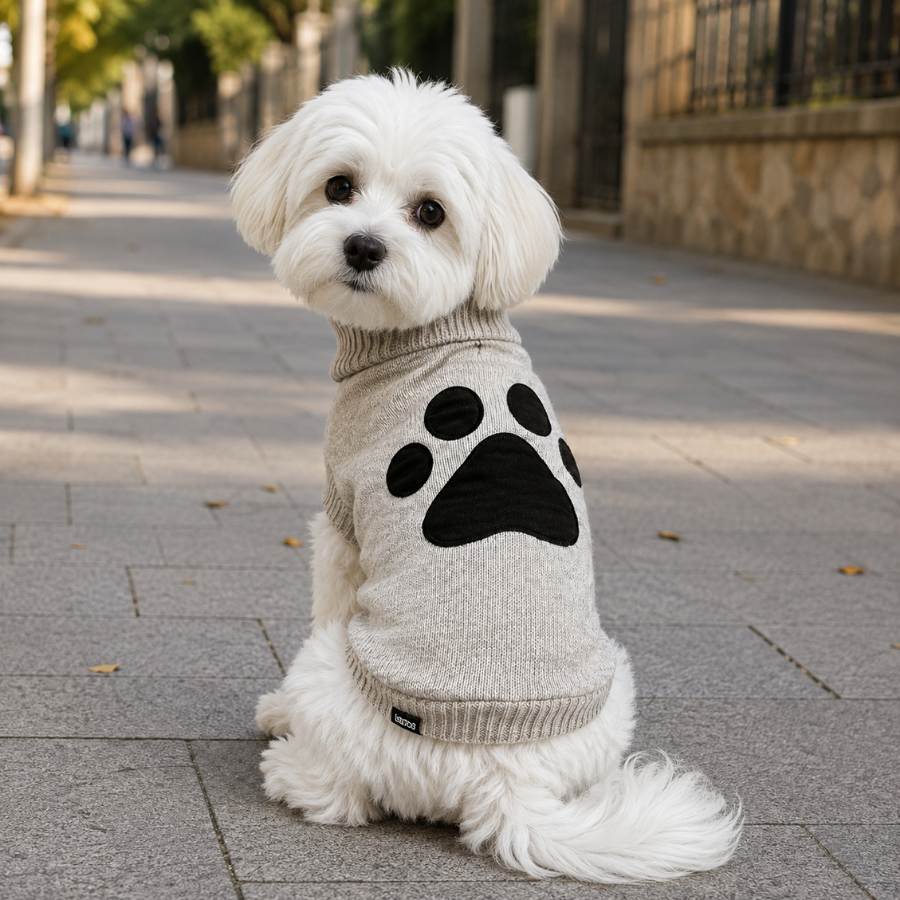 Gotoo Camisola de Malha Castanha para c&atilde;es, , large Imagem n&uacute;mero 1