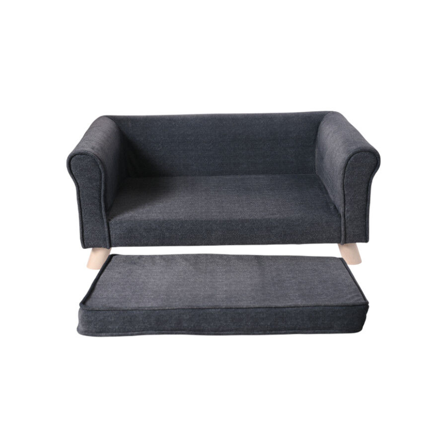 Leeby Sof&aacute; cinza para c&atilde;es, , large Imagem n&uacute;mero 6