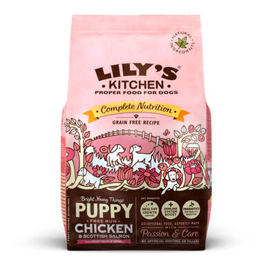 Lily's Kitchen Puppy Frango e Salmão ração para cães
