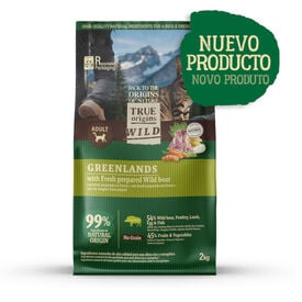 True Origins Wild Greenlands Javali ração para gatos