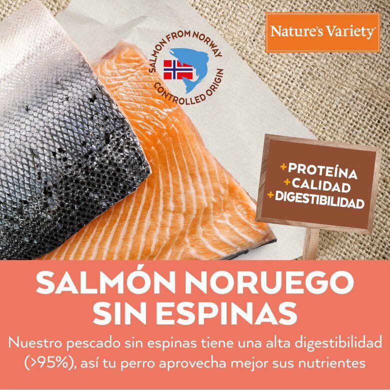 7 kg Nature's Variety No Grain Adult Mini Salmão ração para cães,  Imagem número 3 7 kg Nature's Variety No Grain Adult Mini Salmão ração para cães, , large Imagem número 3