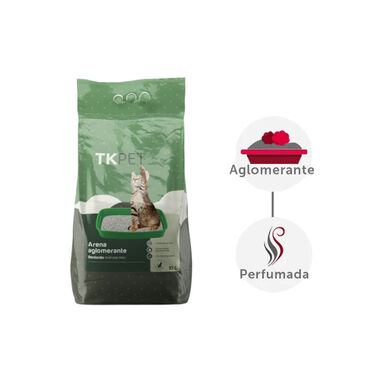 TK-Pet Arena aglomerante de bentonite e pinho para gatos