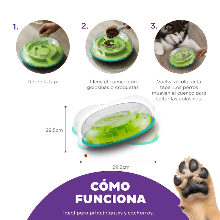 Outward Hound Wobble Bowl Brinquedo interativo com dispensador de snacks para c&atilde;es, , large Imagem n&uacute;mero 6