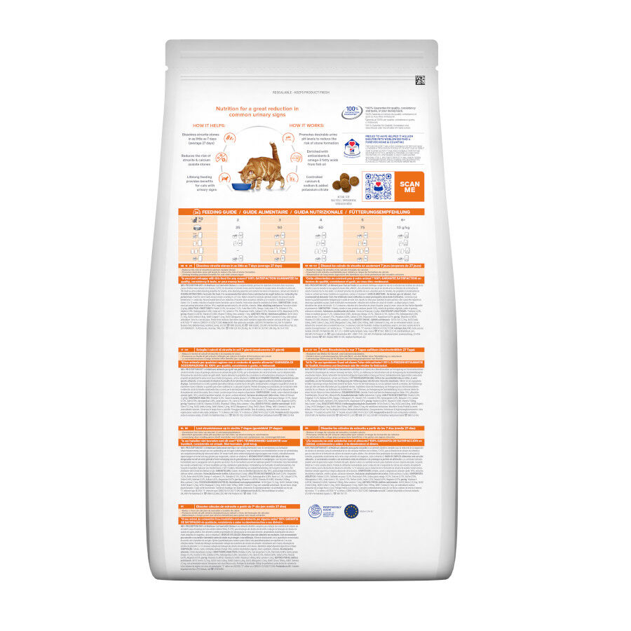 1.5 kg Hill's Prescription Diet Urinary Care Frango ra&ccedil;&atilde;o para gatos, , large Imagem n&uacute;mero 10