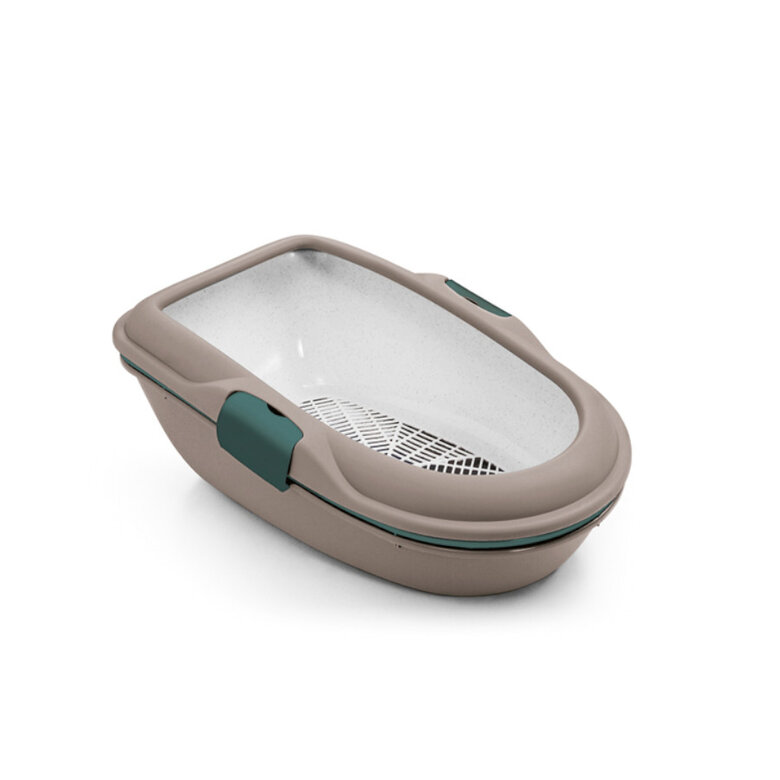 higiene_gato_stefanplast_limpieza_rapida_gris_STF40753_M Imagem número 1 Stefanplast Limpieza Rápida bandeja para gato gris Imagem número 1