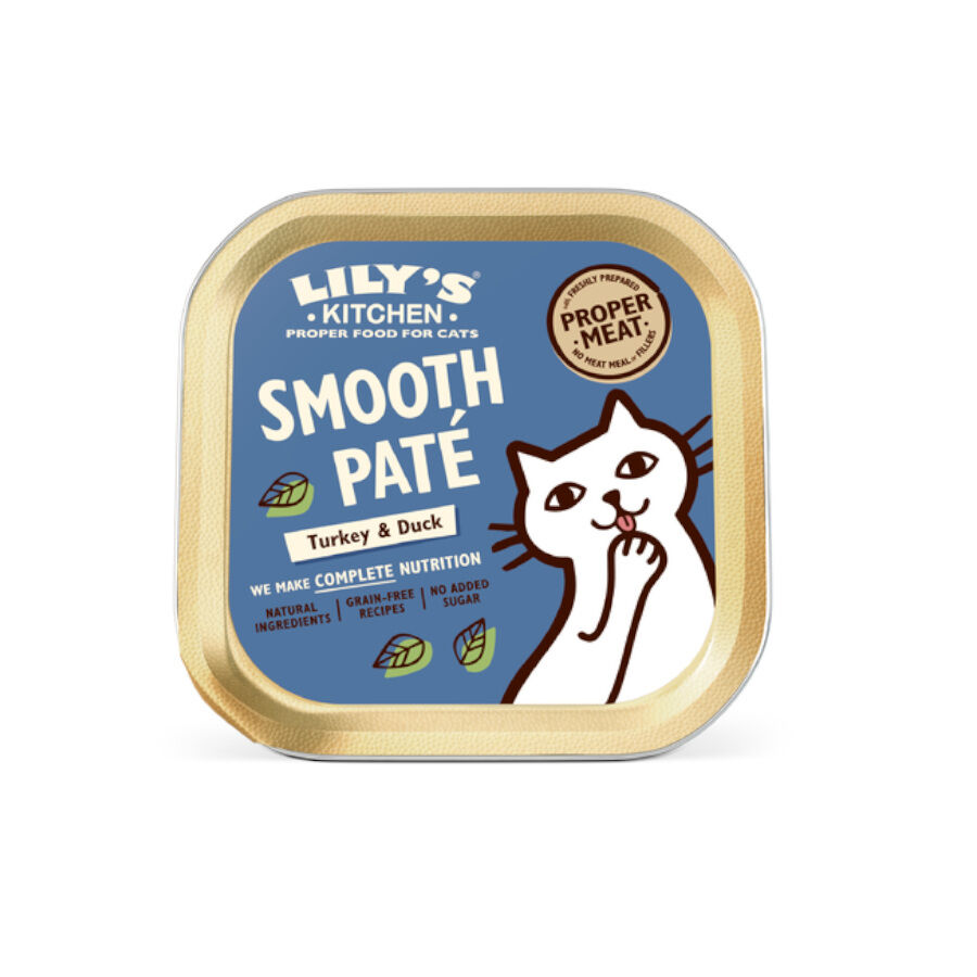 85 g Lily's Kitchen Peru e Pato em Pat&ecirc; Suave terrina para gatos, , large Imagem n&uacute;mero 1