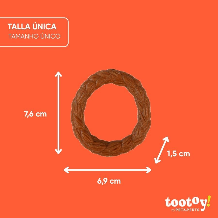 Tootoy! Chew Mordedor Anel Entran&ccedil;ado para c&atilde;es, , large Imagem n&uacute;mero 3