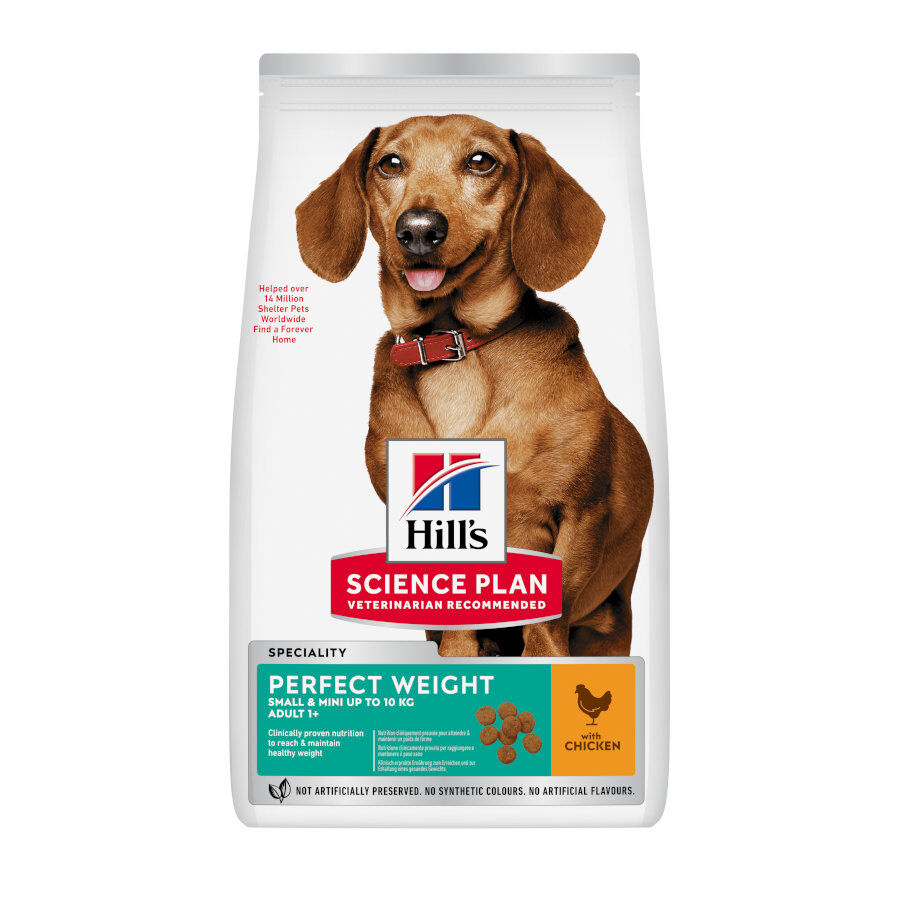 6 kg Hill's Science Plan Perfect Weight Adult Small & Mini Ra&ccedil;&atilde;o para c&atilde;es, , large Imagem n&uacute;mero 1