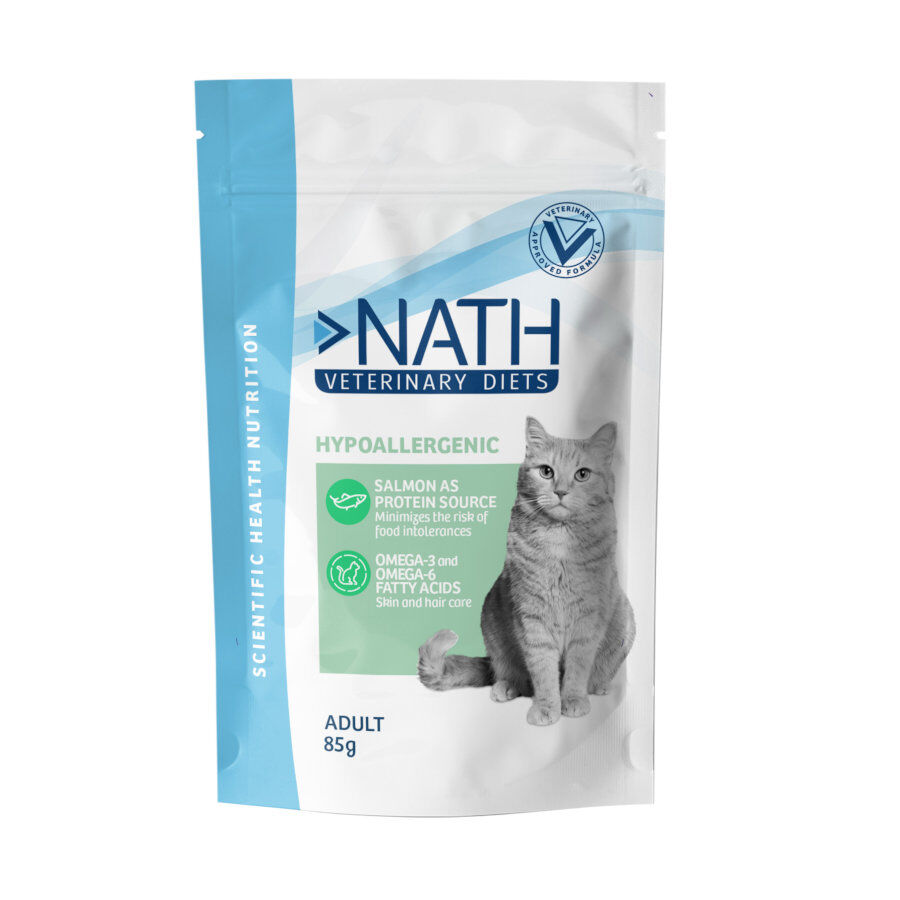 85 g Nath Veterinary Diets Adult Hypoallergenic Alimento h&uacute;mido hipoalerg&eacute;nico em saqueta para gatos, , large Imagem n&uacute;mero 1
