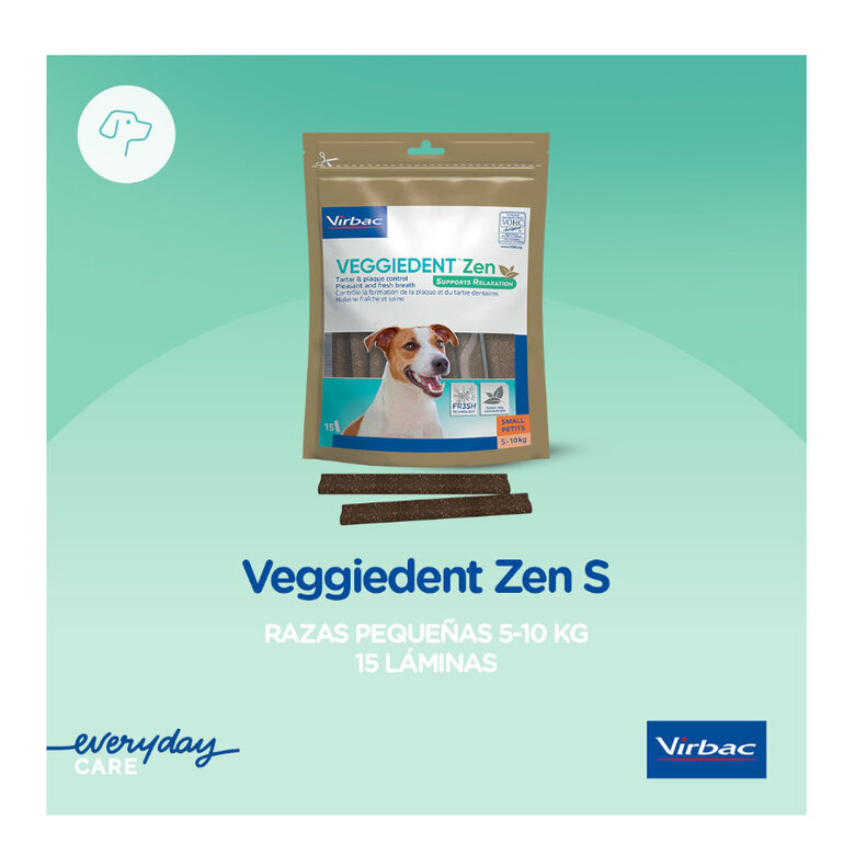 15 sticks Virbac Láminas Veggiedent Zen S para cães,  Imagem número 13 15 sticks Virbac Láminas Veggiedent Zen S para cães, , large Imagem número 13