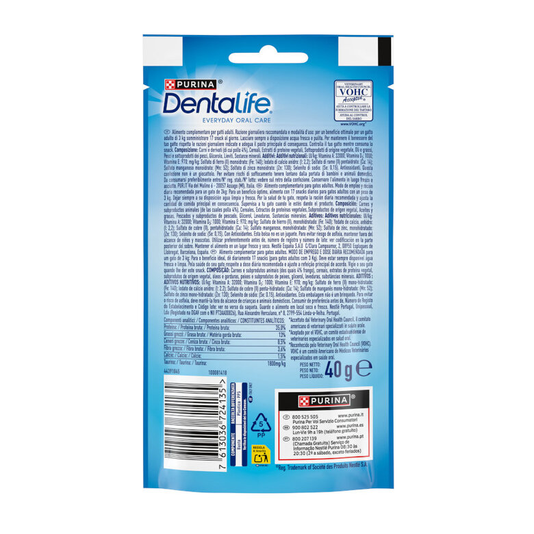 40 g Dentalife Snack Dentários Frango para gatos,  Imagem número 9 40 g Dentalife Snack Dentários Frango para gatos, , large Imagem número 9